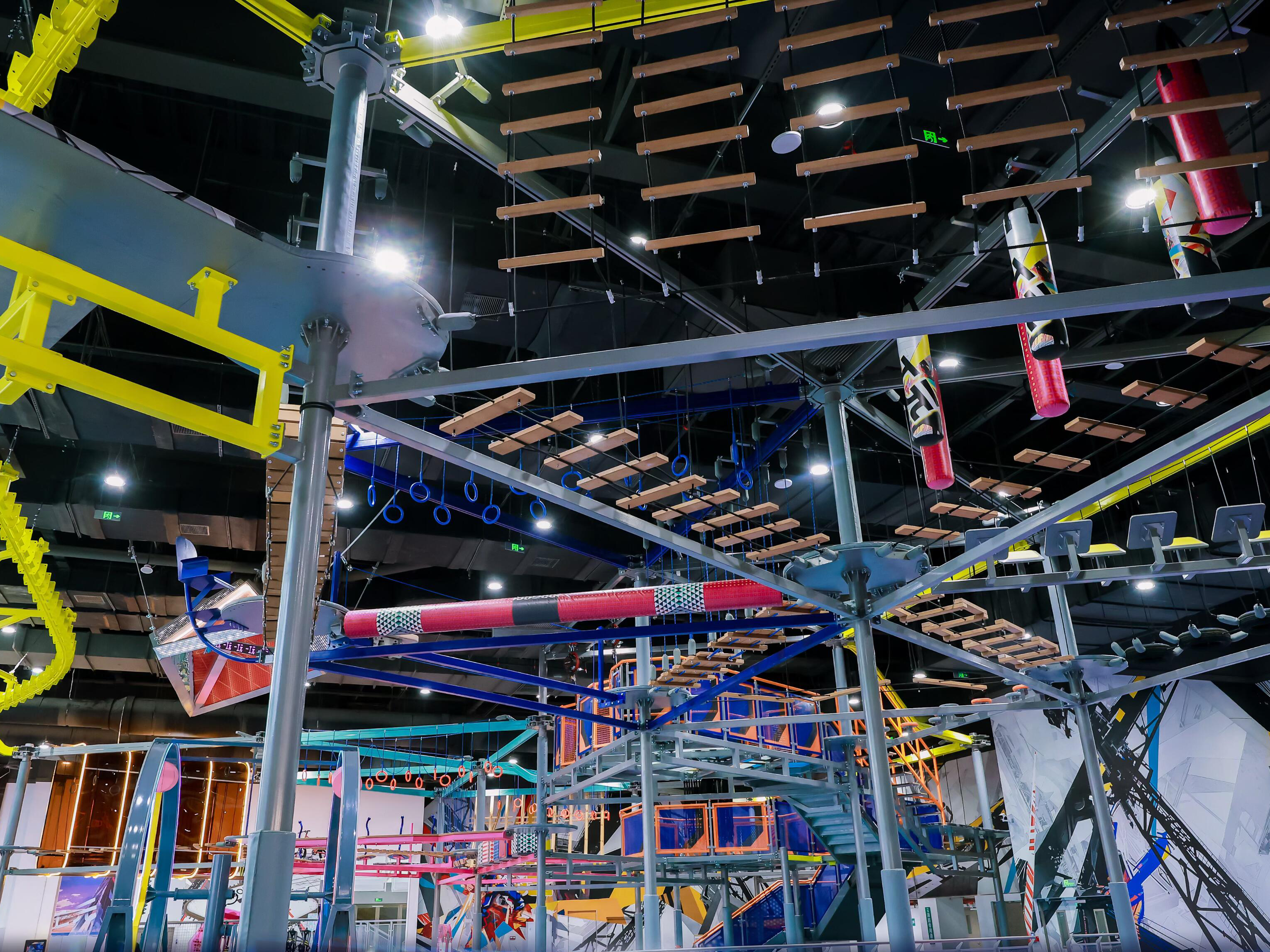 盘点室内游乐场高空刺激项目