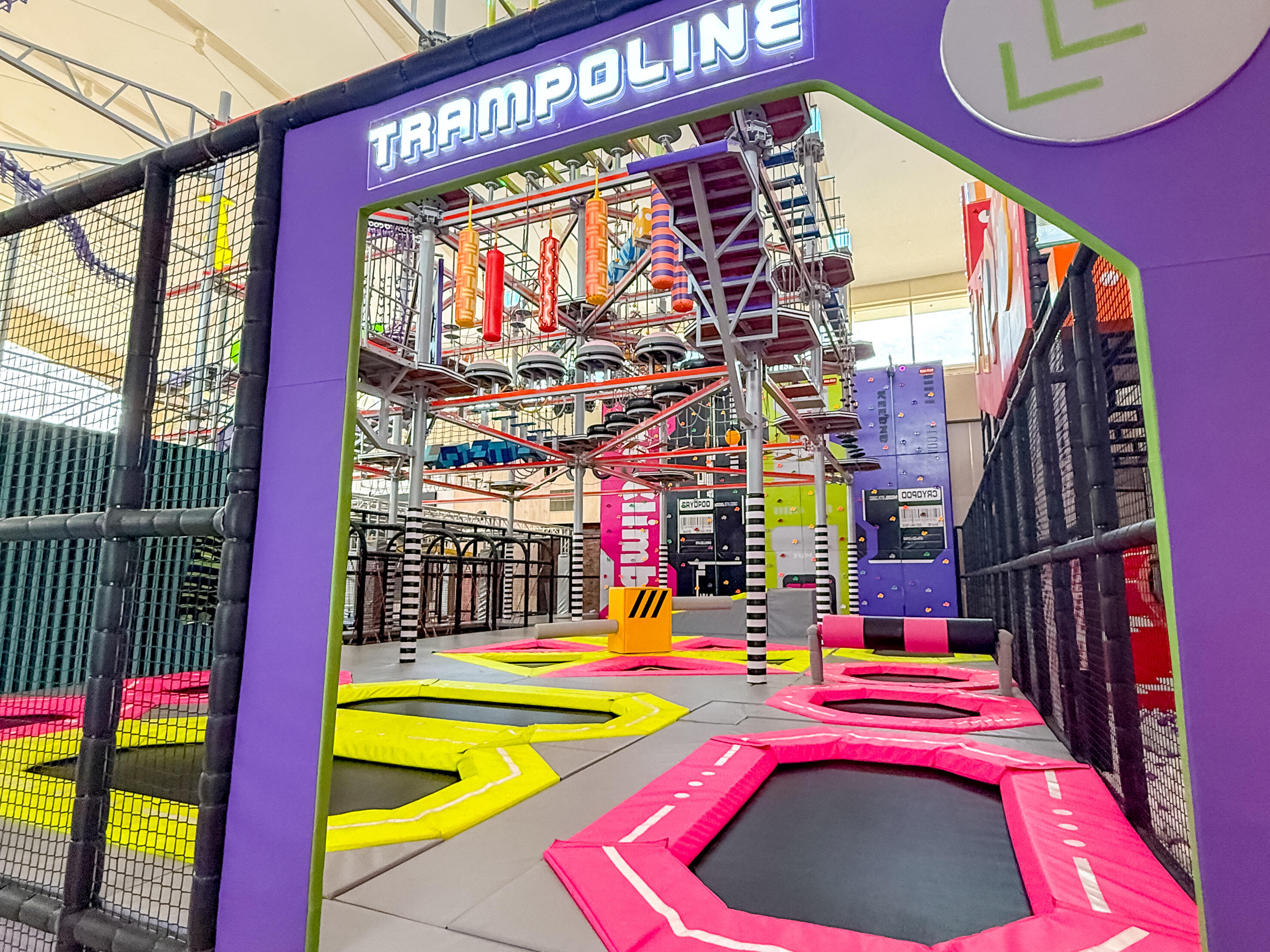 室内游乐场核心游玩区划分，八大板块