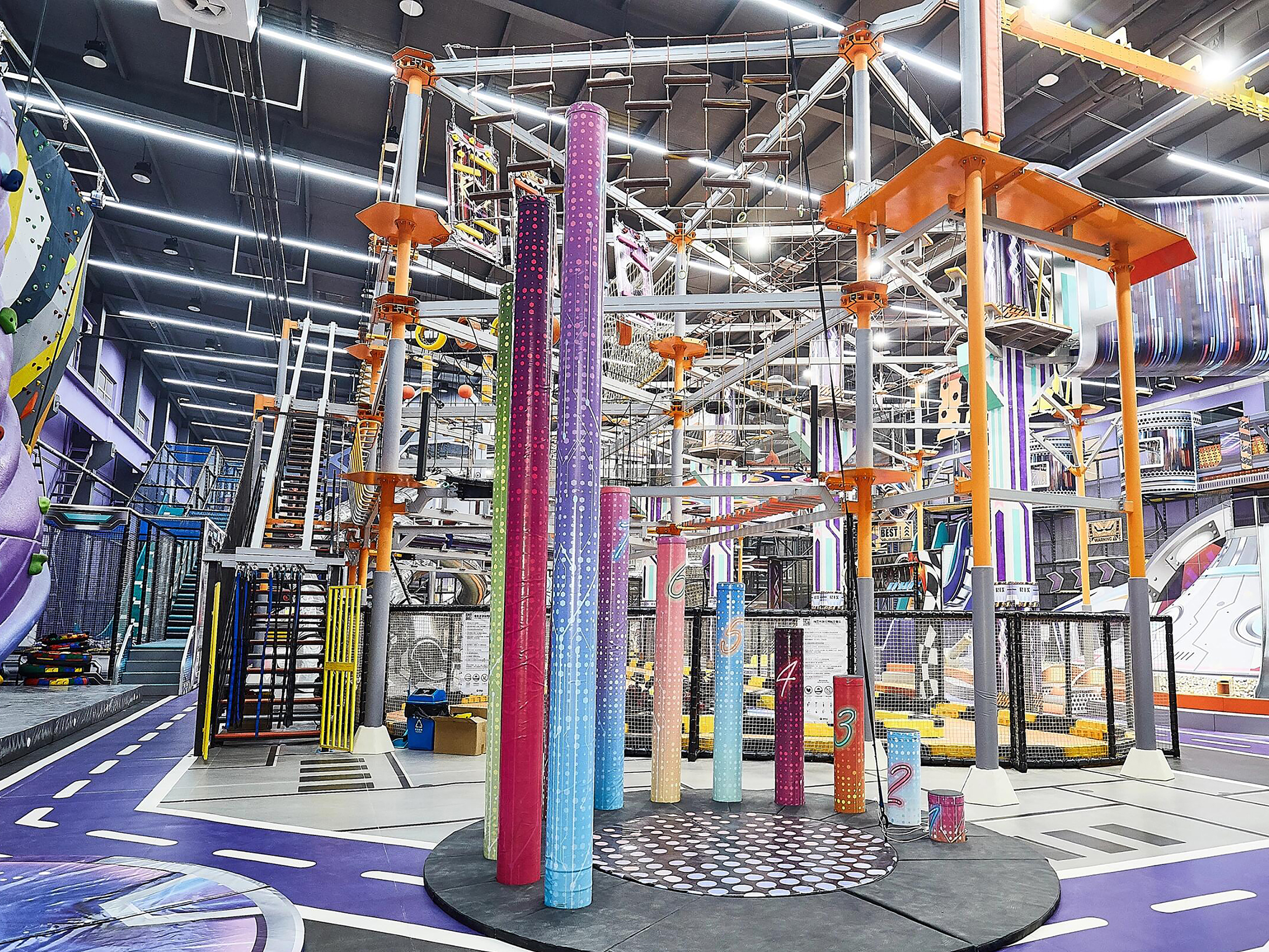 室内儿童乐园高人气项目：高空拓展